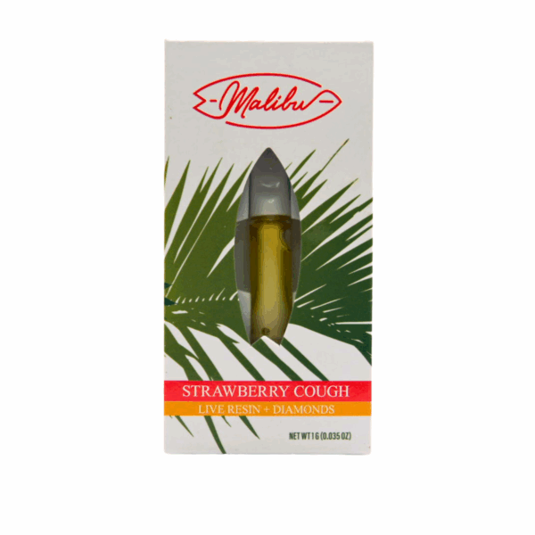 Malibu 1g Vape Cartridge| Strawberry Cough