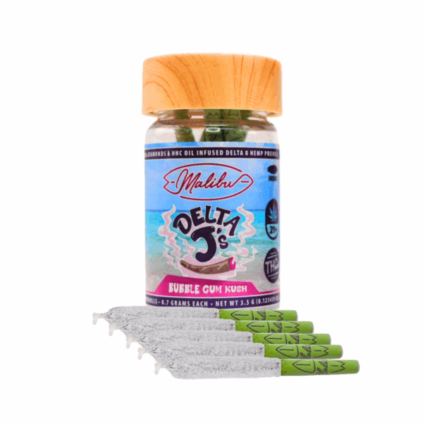 Delta J 5pk Preroll | Bubblegum Kush